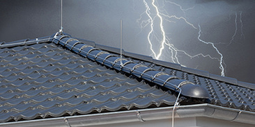 Äußerer Blitzschutz bei Dimitri Baumbach Elektrotechnik in Büdingen